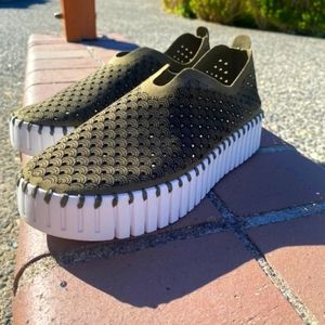 Ilse Jacobsen Tulip Platform 465 Deep Olive size 41